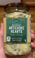Quartered artichoke hearts