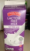 Lactose free milk