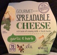 Gourmet Spreadable Cheese garlic & herb
