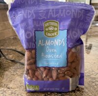 Unsalted oven roasted almonds