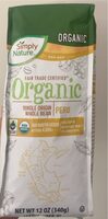 Organic whole bean peru coffee