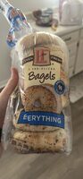 Wide Slice Bagels Everything