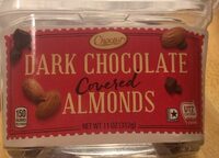 Dark chocolate covered almonds
