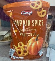 Pumpkin spice yogurt covered pretzels