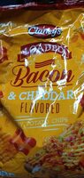 Loaded bacon and cheddar flavored potato chips