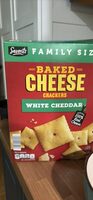 Baked Cheese Crackers White Cheddar