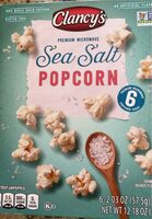 Sea salt popcorn