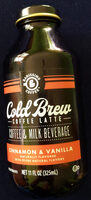 Barissimo Cold Brew Cinnamon and Vanilla Coffee Latte
