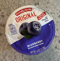 Blueberry Original Lowfat Yogurt