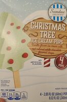 Christmas Tree Ice Cream Pops