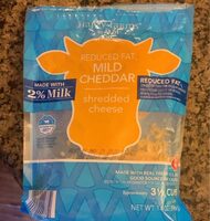 Resuced fat mild cheddar cheese