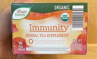 Immunity herbal tea supplement