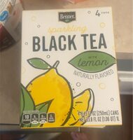 Sparkling black tea w lemon
