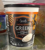 Salted caramel yogurt