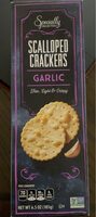 Scalloped crackers