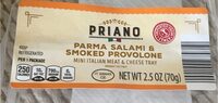 Parma Salami & Smoked Provolone Mini Italian Meat & Cheese Tray