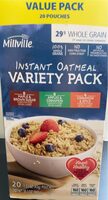 Instant oatmeal variety pack