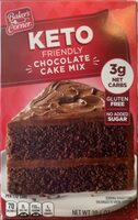 Keto friendly chocolate cake mix