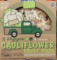 Veggie Cauliflower Crust Pizza
