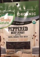 Peppered beef jerky