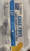 Cage free large grade A brown eggs