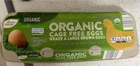 Organic cage free eggs