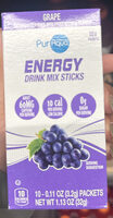 Energy Drink Mix Sticks Grape