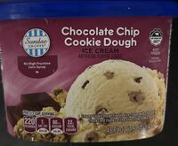 Chocolate chip cookie dough ice cream