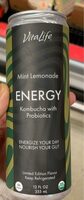Mint Lemonade Energy Kombucha With Probiotics