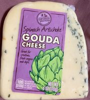Spinach and artichoke gouda cheese