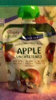 Apple unsweetened pouch