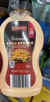 Siracha aioli spread