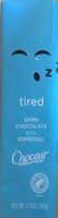 Dark chocolate with espresso