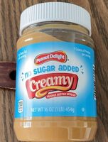 No sugar added Creamy peanut butter