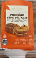 Pumpkin sliced loaf cake