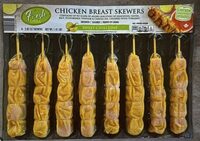 Sweet Chili Lime Chicken Breast Skewers