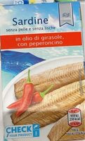 Sardinen  in Sonnenblumenöl mit Chili