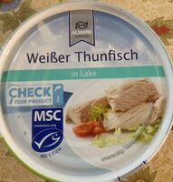 Weißer Thunfisch in Lake