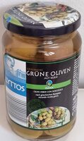 Griechische Grüne Oliven mit Kern