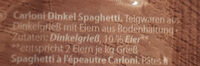 Dinkel Spaghetti