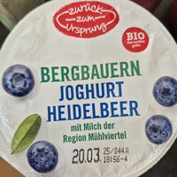 Joghurt heidelbeeren