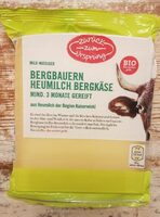 Bergbauern Heumilch Bergkäse