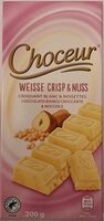 Weiße Crisp & Nuss Schokolade
