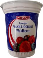 Cremiges Fruchtjoghurt Waldbeere