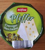 Fromage à la crème, poivre