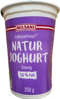 Laktosefreies Naturjoghurt