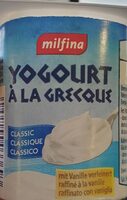 Yogourt à la grecque, vanille