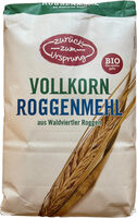 Roggenvollkornmehl
