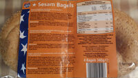 Szezámos bagel