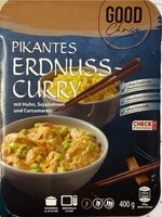 Pikantes Erdnuss Curry